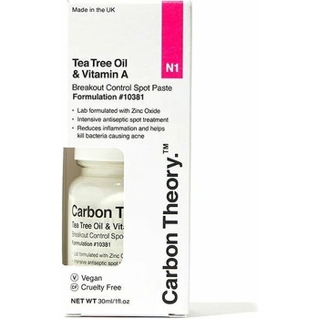 Carbon Theory Tea Tree Oil Vitamin A Breakout Control Spot Paste 30 ml