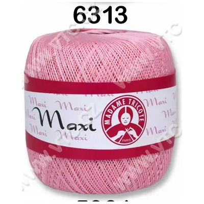 MADAME TRICOTE PARIS Příze Maxi - klasická i Metallic Maxi: 6313 Světle růžová