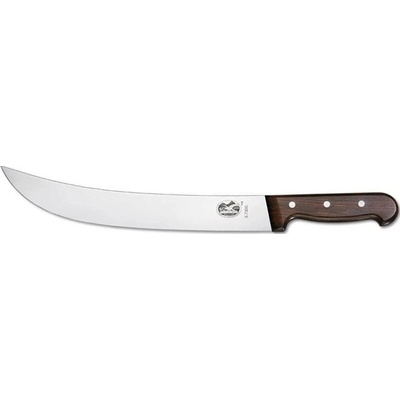 Victorinox 5.7300.36 mäsiarsky nôž, 36 cm, zahnutá široká čepeľ, drevený