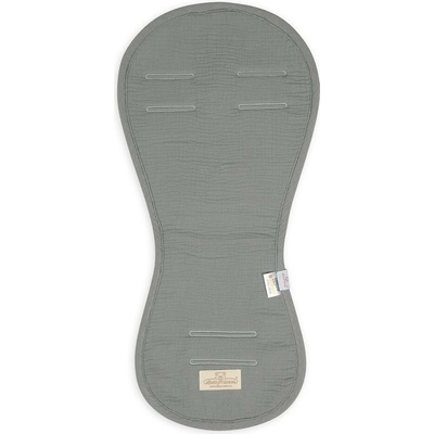 BABYMATEX Podložka Paddi Muslin Tmavě šedá