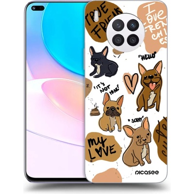 Púzdro Picasee silikónové Huawei Nova 8i - Frenchies čiré