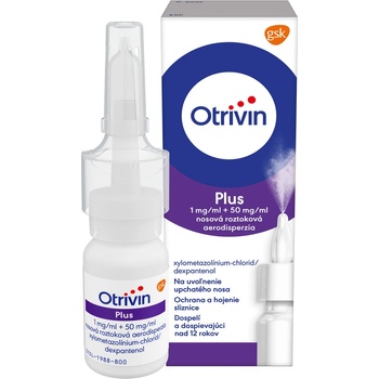 Otrivin Plus 1 mg/ml + 50 mg/ml aer.nao. 1 x 10 ml