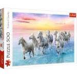 Trefl Puzzle 500 pcs. White horses galloping Trefl 37289