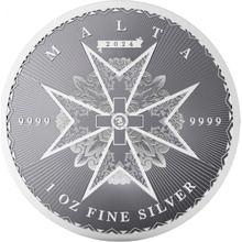 Pressburg Mint Stříbrná mince MALTESE CROSS 2024 1 oz