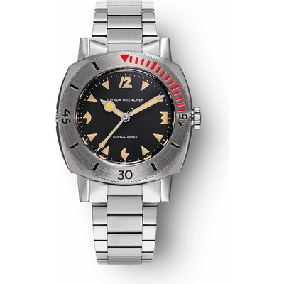 Nivada Grenchen Depthmaster Pacman 14105A - Bracelet Flat Link