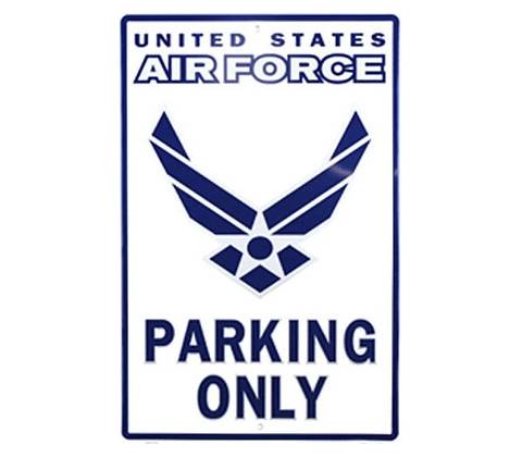 Ceduľa PARKING AIR FORCE