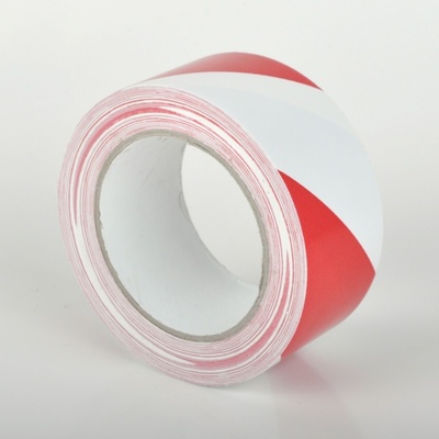 Podlahová páska Standard WT-5160 – PVC, červeno-bílá, 75 mm × 33 m