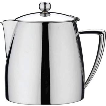 Grunwerg Чайник Art Deco 42oz / 1.2L 18/10 Premium неръждаема стомана (DT-042)