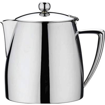 Grunwerg Чайник Art Deco 42oz / 1.2L 18/10 Premium неръждаема стомана (DT-042)