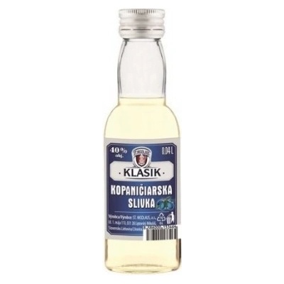 St. Nicolaus Kopaničiarska Slivka MINI 40% 0,04 l (čistá fľaša)