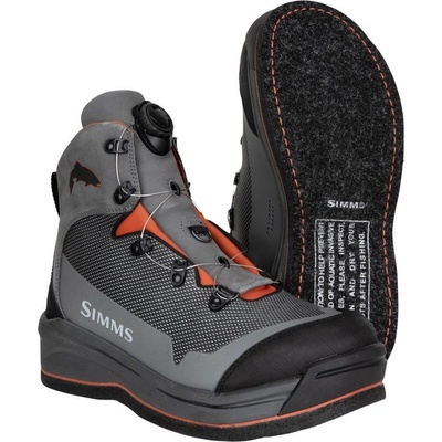 Simms brodící boty Guide BOA Boot Felt Slate