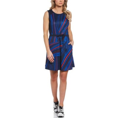 Callaway Golf Ski Line Print tmavomodré pásikové