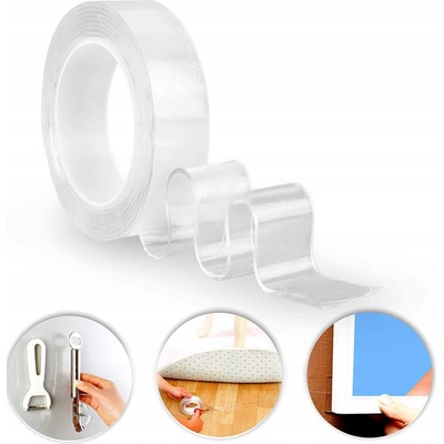 Malatec Oboustranná nano lepicí páska 30 mm x 3 m transparentní