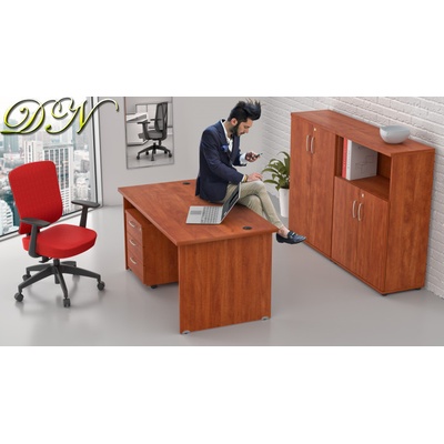 NABYTOK-DIZAJNOVY.SK ZE 1.6 03 Zostava kancelárskeho nábytku Komfort 1.6 calvados