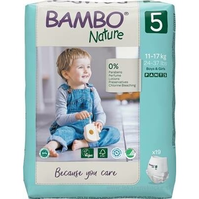 Abena Bambo Nature Pants 5 11-17 kg 19 ks