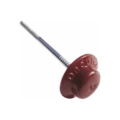 Strešné klince s guľatou PVC hlavou 65 x 2,8 mm ONDULINE červený (100ks)