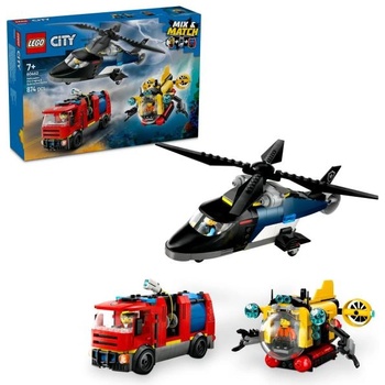 LEGO® City - Helicopter, Fire Truck & Submarine Remix (60462)