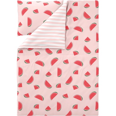 Livarno povlečení z mikrovláknitého saténu vodní meloun 140x200 70x90 – Zbozi.Blesk.cz