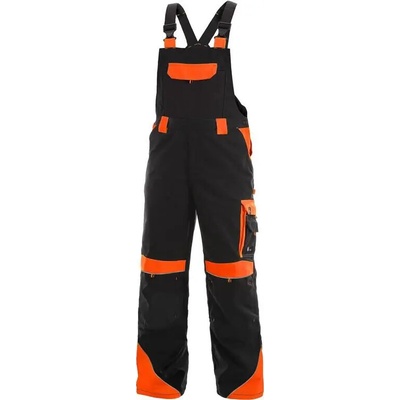 CXS Sirius Brighton kalhoty s laclem černo-oranžové