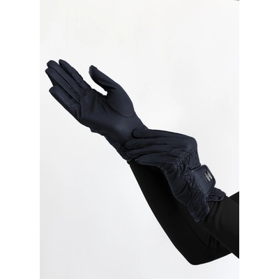 Maximilian Equestrian Emblem Riding Gloves Navy
