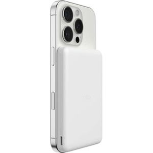 Belkin BOOSTCHARGE аварийно зарядно устройство с Type-C конектор, 5000 mAh, безжично, БЯЛО BPD010HQWH (BPD010HQWH)