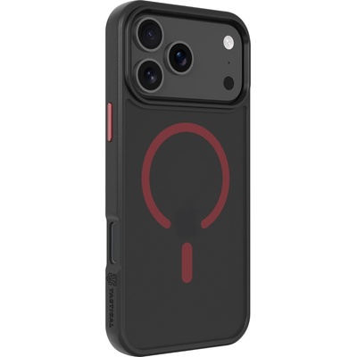 Tactical Хибриден удароустойчив кейс с MagSafe за iPhone 17 Pro Max - Tactical MagForce Hyperstealth 2.0 Cover (черен-червен) (57983126613)