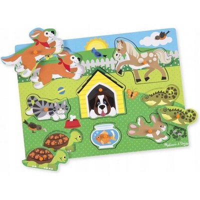 Melissa & Doug dřevěné Zvířátka 8 dílků