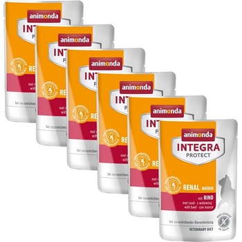 Animonda Integra Protect Cat Renal - говеждо 6 x 85 г