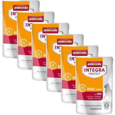 Animonda Integra Protect Cat Renal - говеждо 6 x 85 г