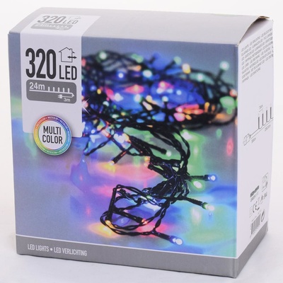 DekorStyle Vánoční světelný LED řetěz Decor 24 m vícebarevný