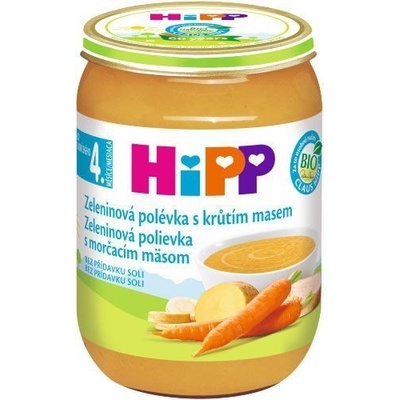 HiPP Bio zeleninová polévka s krůtím masem 190 g