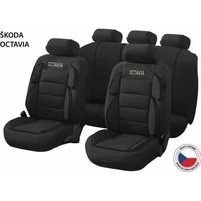 Autopoťah Cappa Perfetto YL Luxury Škoda Octavia černá