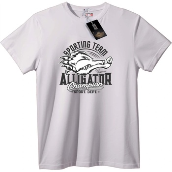 NOONEBRAND Тениска Шампионски алигатор спорт - 4XL, Black