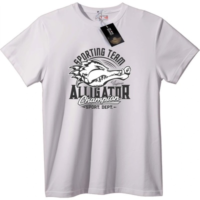 NOONEBRAND Тениска Шампионски алигатор спорт - 4XL, Black