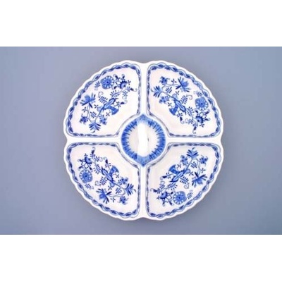 Český porcelán Dubí Kabaret 4-dílný cibulák 32 cm