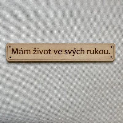 Dekorace z Česka Cedulky afirmace - více variant Motiv: A