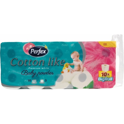 Perfex Baby powder 3-vrstvový 10 ks