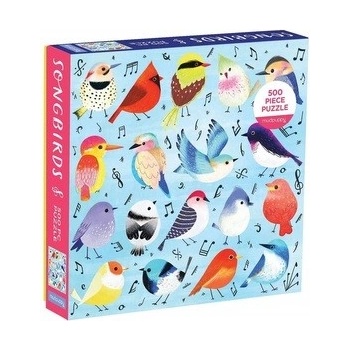 MUDPUPPY Čtvercové Zpěvní ptáci 500 dielov