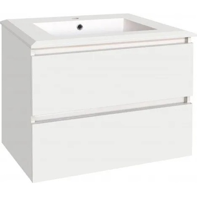 Inter Ceramic Конзолен PVC шкаф ICP 7255 ВЕДА с умивалник, 70x45x55см (7255)