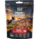 WILD FARM Train with Support Кубчета с говеждо месо и сьомгово масло 150 г