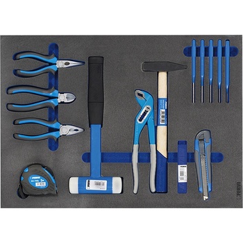 FERVI Подложка с комплект инструменти Fervi TM01/069 - 23 бр. , 565×405 мм (TM01/069)