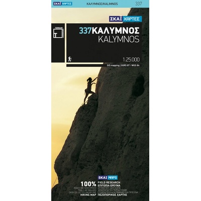 Kalymnos Kós turistická mapa 1:25.000