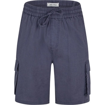 Image 1 of Jack Wills Анцуг Jack Wills Men's Linen Cargo Tracksuit Shorts - Blue Ink