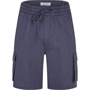 Jack Wills Анцуг Jack Wills Men's Linen Cargo Tracksuit Shorts - Blue Ink