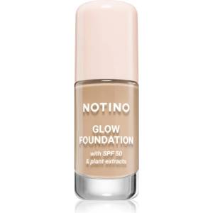 Notino Glow Foundation With SPF 50 & Plant Extracts озаряващ фон дьо тен SPF 50 01 Light Medium Neutral 30ml