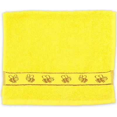 Textilomanie Detský uterák KIDS žltý 30x50 cm