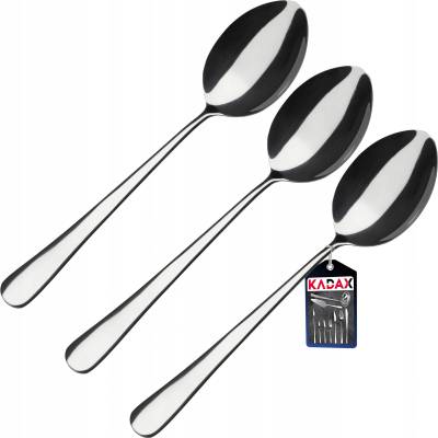 Lžíce lesklá Kadax Ocelové 3 ks