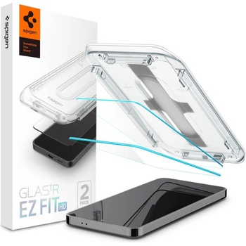 Spigen Glas. tR EZ Fit Tempered Glass 2 Pack - 2 броя стъклени защитни покрития за дисплея на Samsung Galaxy S24 Plus (прозрачен)