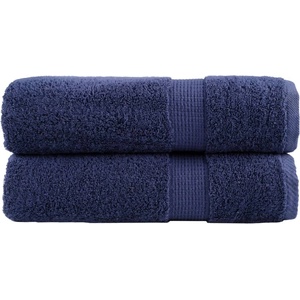 vidaXL Премиум кърпи за ръце SOLUND 2 бр. тъмносини 50x100 см 600 г/м2 (137257)