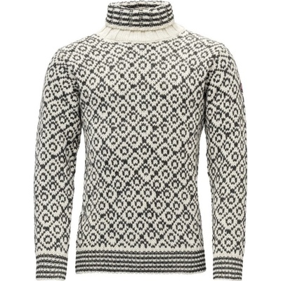 Devold Svalbard Wool High Neck Offwhite/Anth